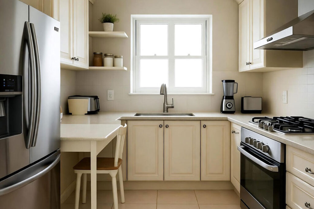 چیدمان آشپزخانه کوچیک