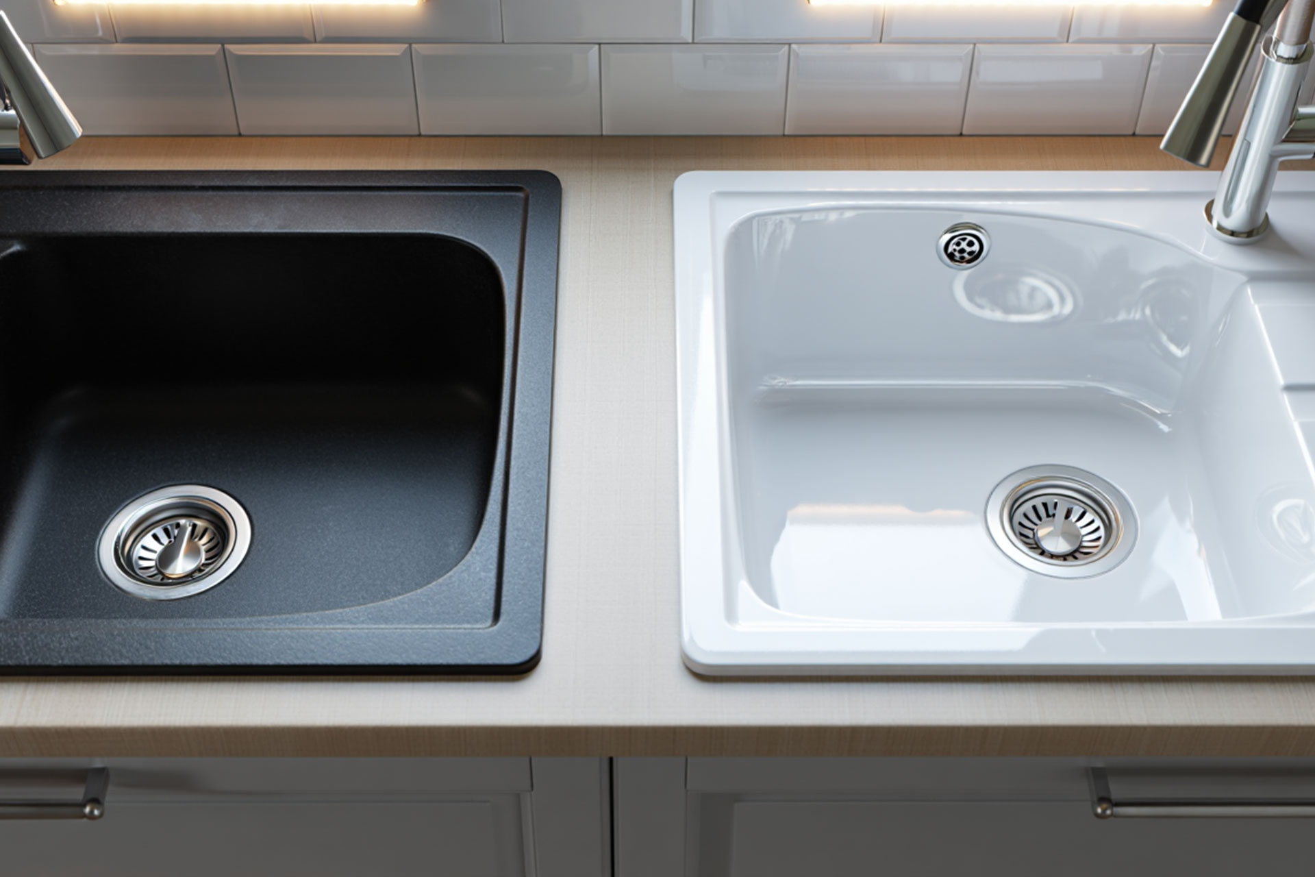  سینک گرانیتی مات یا براق؟ کشف سبک و جذابیت آشپزخانه شما